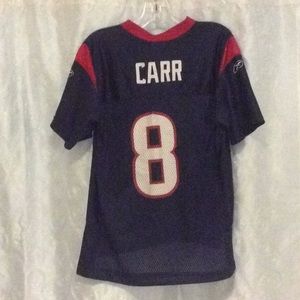 Reebok Houston Texans David Carr Jersey Size YMD!